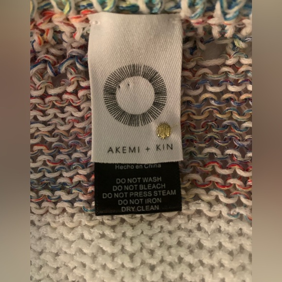 Anthropologie Akemi + Kin - One Size Kimono Cocoon Open Knit Poncho - Picture 13 of 15